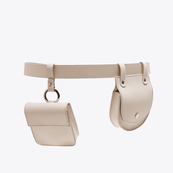Zara Leather Belt with Coin Pockets - Picture 10 of 12
